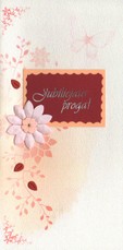 Rankų darbo atvirukas su voku „Jubiliejaus proga“