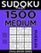 Sudoku Book 1,500 Medium Puzzles