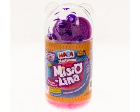 Misiolina plastikinė masė 2x50g 2 formelės rožinė violetinė