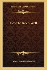 How to Keep Well