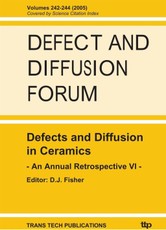Defects and Diffusion in Ceramics - An Annual Retrospective