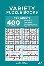 Variety Puzzle Books for Adults - 400 Hard Puzzles 9x9