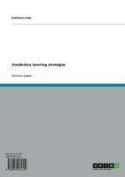 Vocabulary learning strategies