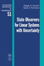 State Observers for Linear Systems with Uncertainty