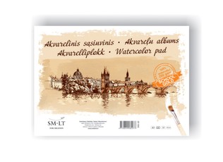 Akvarelės sąsiuvinis A3 10lapų 200g3AS-10