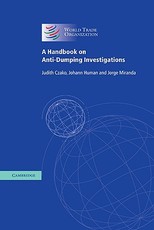 A Handbook on Anti-Dumping Investigations
