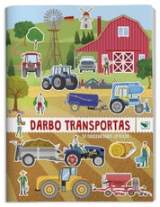 Darbo transportas. Su daugkartiniais lipdukais