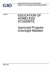 Education of homeless students, improved program oversight needed