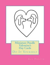 Miniature Poodle Valentine's Day Cards