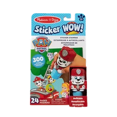 MELISSA & DOUG STICKER WOW! Veiklos knygelė „Šunytis patrulis Marshall“