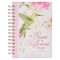 Christian Art Gifts Pink Journal W/Scripture My Grace Large Bible Verse Notebook, 192 Ruled Pages, 2 Cor. 12:9 Bible Verse