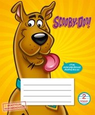 MOKYTOJAI REKOMENDUOJA: ypač kokybiško, nepergeriančio rašalo popieriaus sąsiuvinis linijomis SCOOBY DOO (2 klasei)