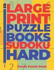 Large Print Puzzle Books Sudoku Hard