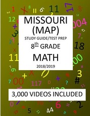 8th Grade MISSOURI MAP, 2019 MATH, Test Prep
