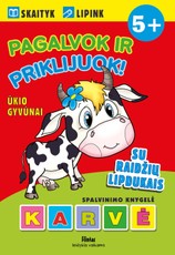 Pagalvok ir priklijuok. Ūkio gyvūnai