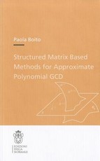 Structured Matrix Based Methods for Approximate Polynomial Gcd