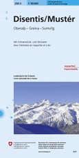 Swisstopo 1 : 50 000 Disentis / Mustér