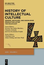 History of Intellectual Culture 4/2025