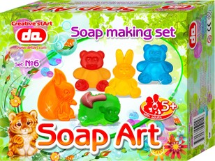 „Soap Art“ muilo kūrybos rinkinys. Gyvūnai
