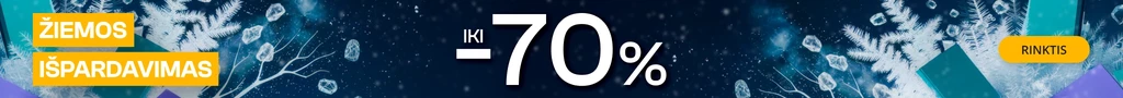 ŽIEMOS IŠPARDAVIMAS - extra nuolaidos iki 70%!