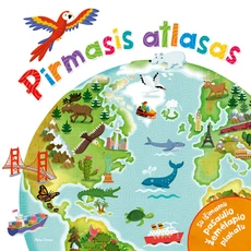 Pirmasis atlasas. Su pasaulio žemėlapio plakatu