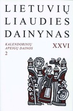 Lietuvių liaudies dainynas, 26 tomas