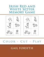Irish Red and White Setter Memory Game
