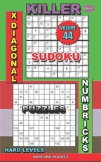 Killer sudoku X diagonal. Numbricks puzzles