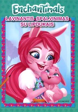 Enchantimals. Lavinantis spalvinimas su lipdukais