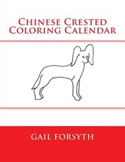 Chinese Crested Coloring Calendar