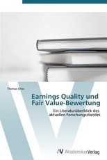 Earnings Quality und Fair Value-Bewertung