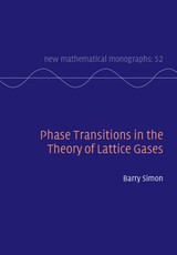 Phase Transitions in the Theory of Lattice Gases