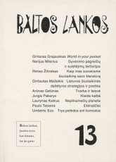 Baltos lankos Nr. 13