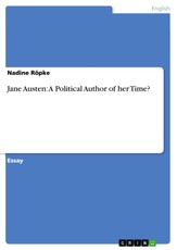 Röpke, N: Jane Austen: A Political Author of her Time?