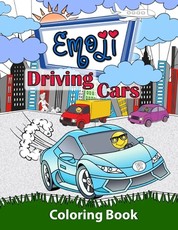 Emoji Driving Cars Coloring Book