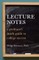 Lecture Notes