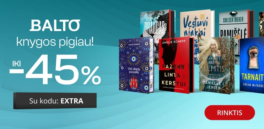 Leidyklos BALTO knygoms iki -45% extra nuolaidos!