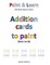 Addition cards to paint (from 1 to 10)