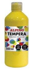 Guašas (tempera) ALPINO 500ml geltonas