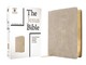 The Jesus Bible, NIV Edition, Leathersoft, Stone, Comfort Print
