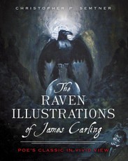 Raven Illustrations of James Carling: Poe's Classic in Vivid View