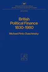 British Political Finance 1830-1980