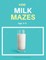 Kids Milk Mazes Age 4-6