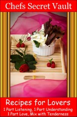 Recipes for Lovers: 1 Part Listening, 1 Part Understanding 1 Part Love, Mix with Tenderness