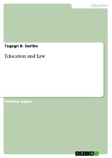Geribo, T: Education and Law