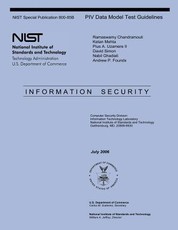 NIST Special Publication 800-85B PIV Data Model Test Guidelines
