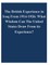 The British Experience in Iraq From 1914-1926