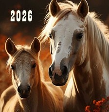 Sieninis kalendorius 2026. Žirgai