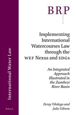 Implementing International Watercourses Law Through the Wef Nexus and Sdgs