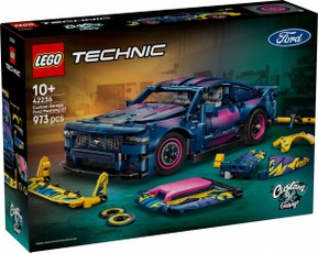 Bricks Technic 42236 Custom Garage – Ford Mustang GT konstruktorius